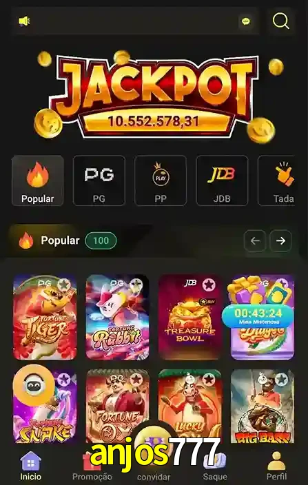 Promoções Especiais no anjos777 App